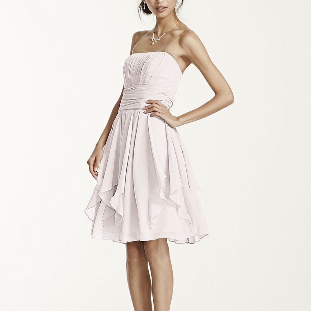 David’s Bridal Strapless Dress